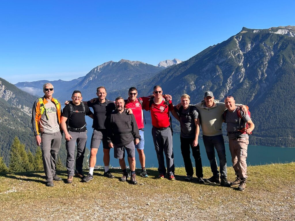 Tennisabteilung WSN auf Wandertour am Achensee