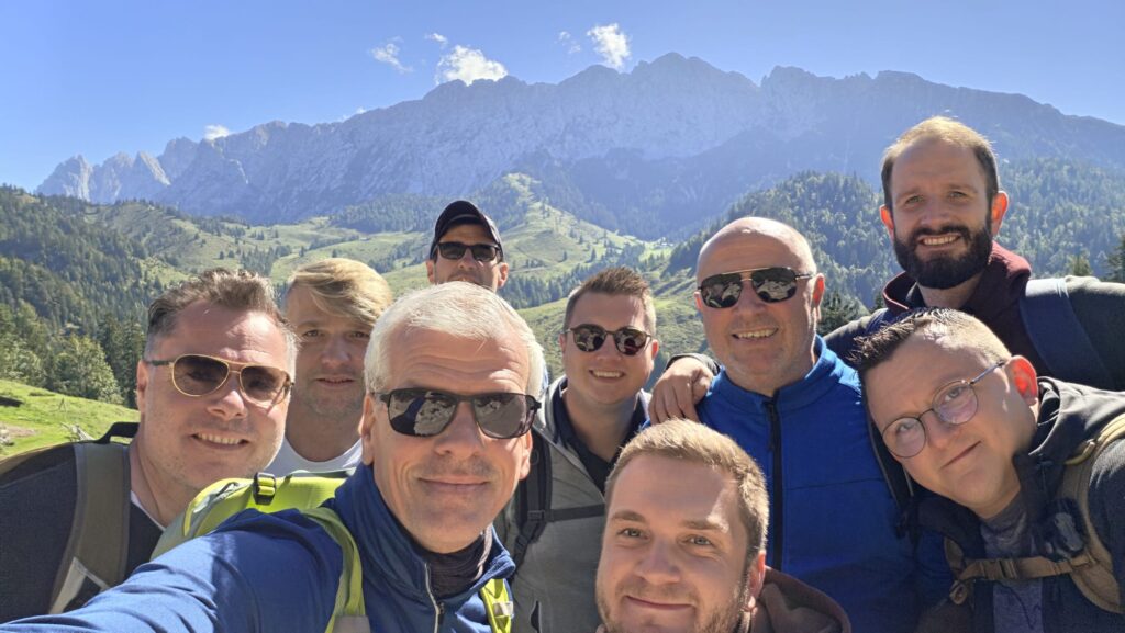 Tennisabteilung des WSN auf Wandertour in Österreich
